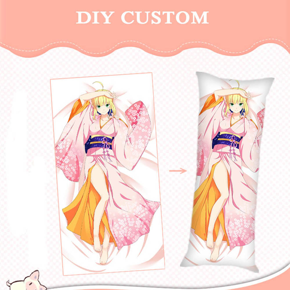 DIY Custom Made Anime Dakimakura Hugging Body Pillow Case DIY Printed Only One For You Throw Cushion Pillow Cover Home Bedding. 