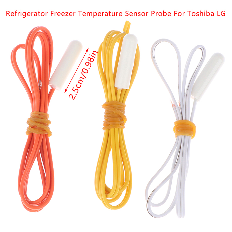 2.1k/5k/10k refrigerator freezer temperature sensor Temperature probe for Toshiba LG universal fridge ice box parts Gonghpng. 