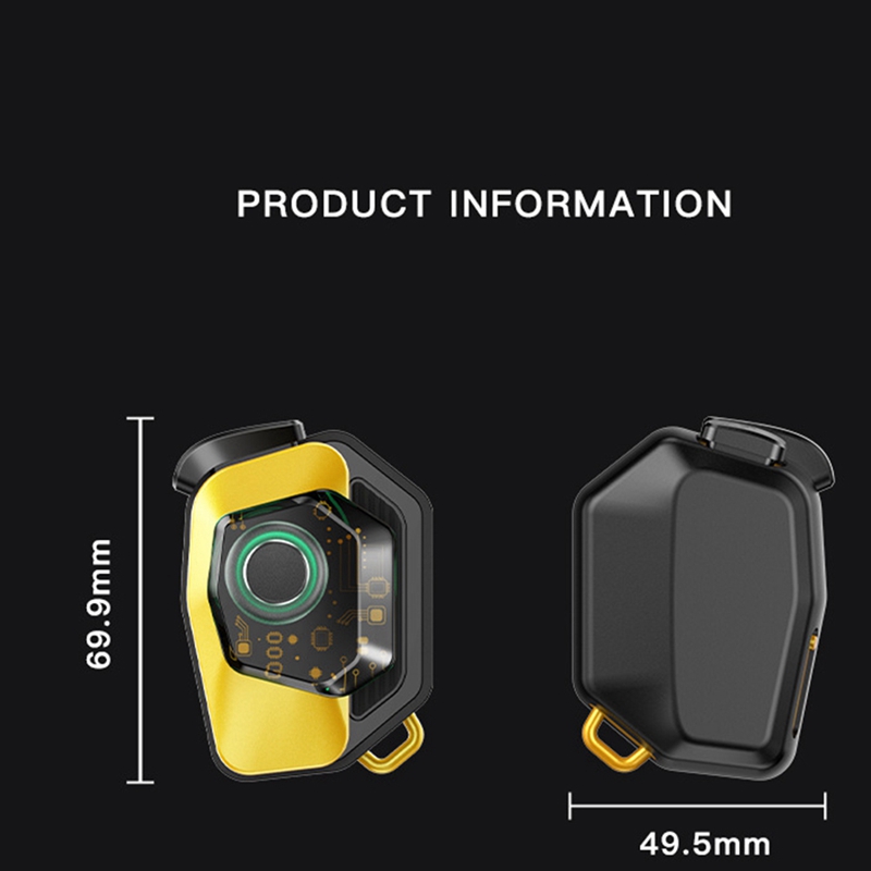 Game Controller Phone Controller Gamepad For Iphone Ipad IOS / Android Gaming LOL CF Controller Handle RGB Bluetooth 5.0. 
