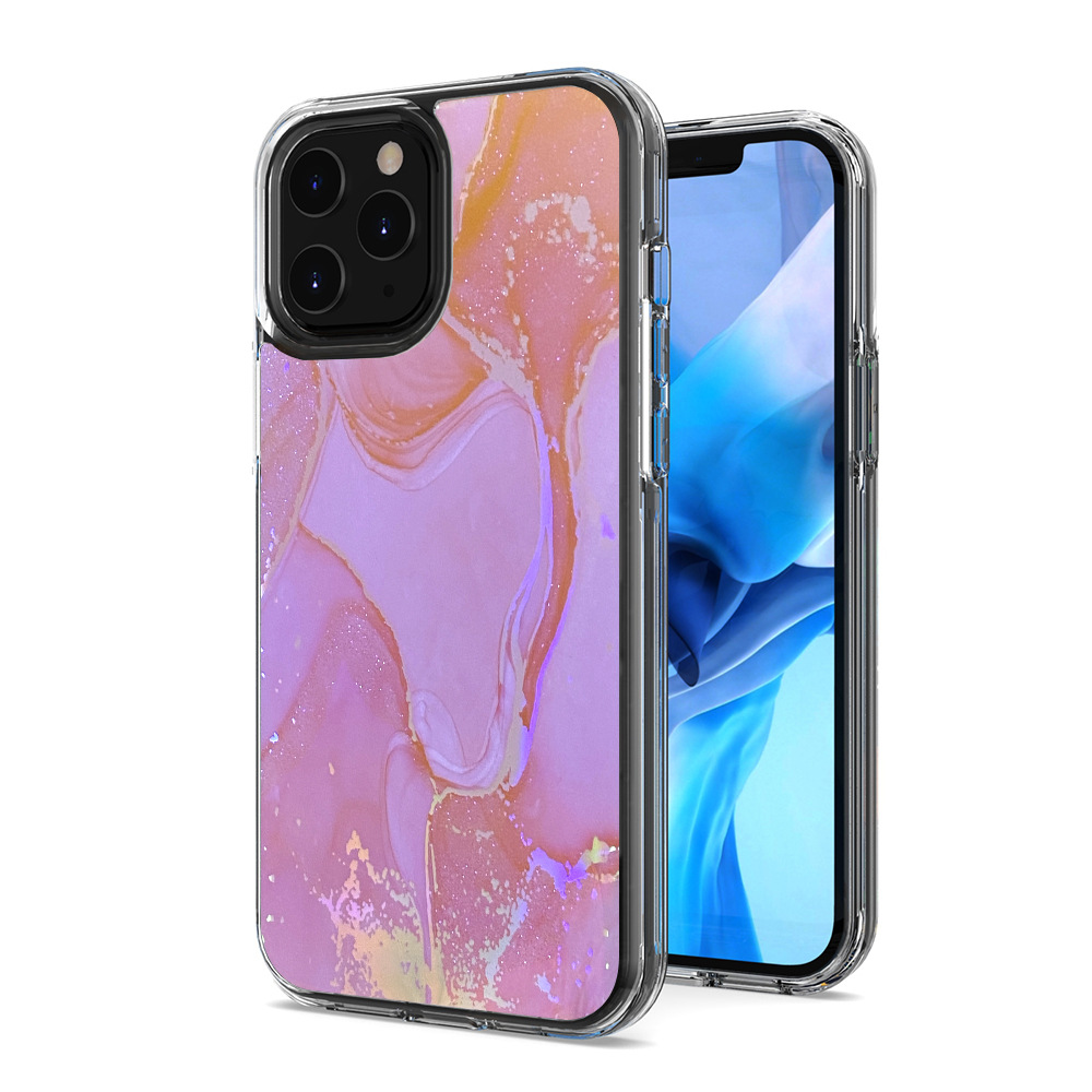 Applicable to Google pixel6 pro Laser Magic Color imd High-Grade Electroplating Two-in-One Phone Case. 