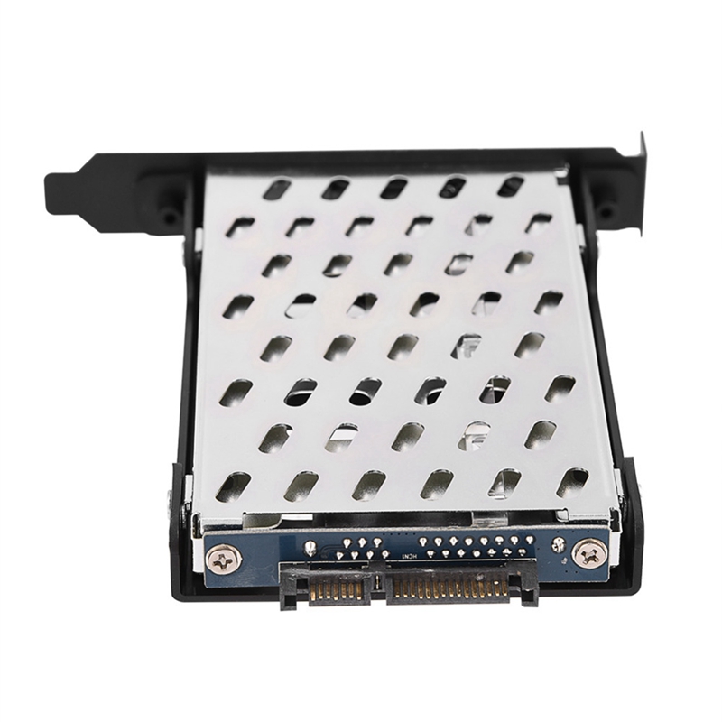 NAMUNY 2X Oimaster Pci Mobile Rack Enclosure Hard Disk Drive Case Box for 2.5 Inch Sata Sdd Hdd Adapter. 