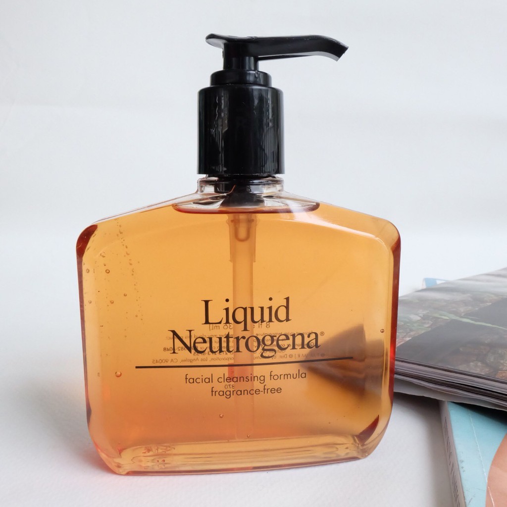 liquid neutrogena facial cleansing formula