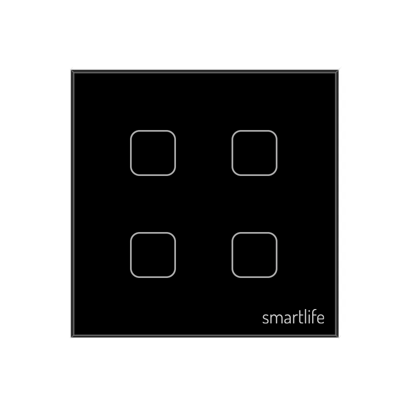 SmartLife Smart Touch Wall Switch (WiFi, RF433). 