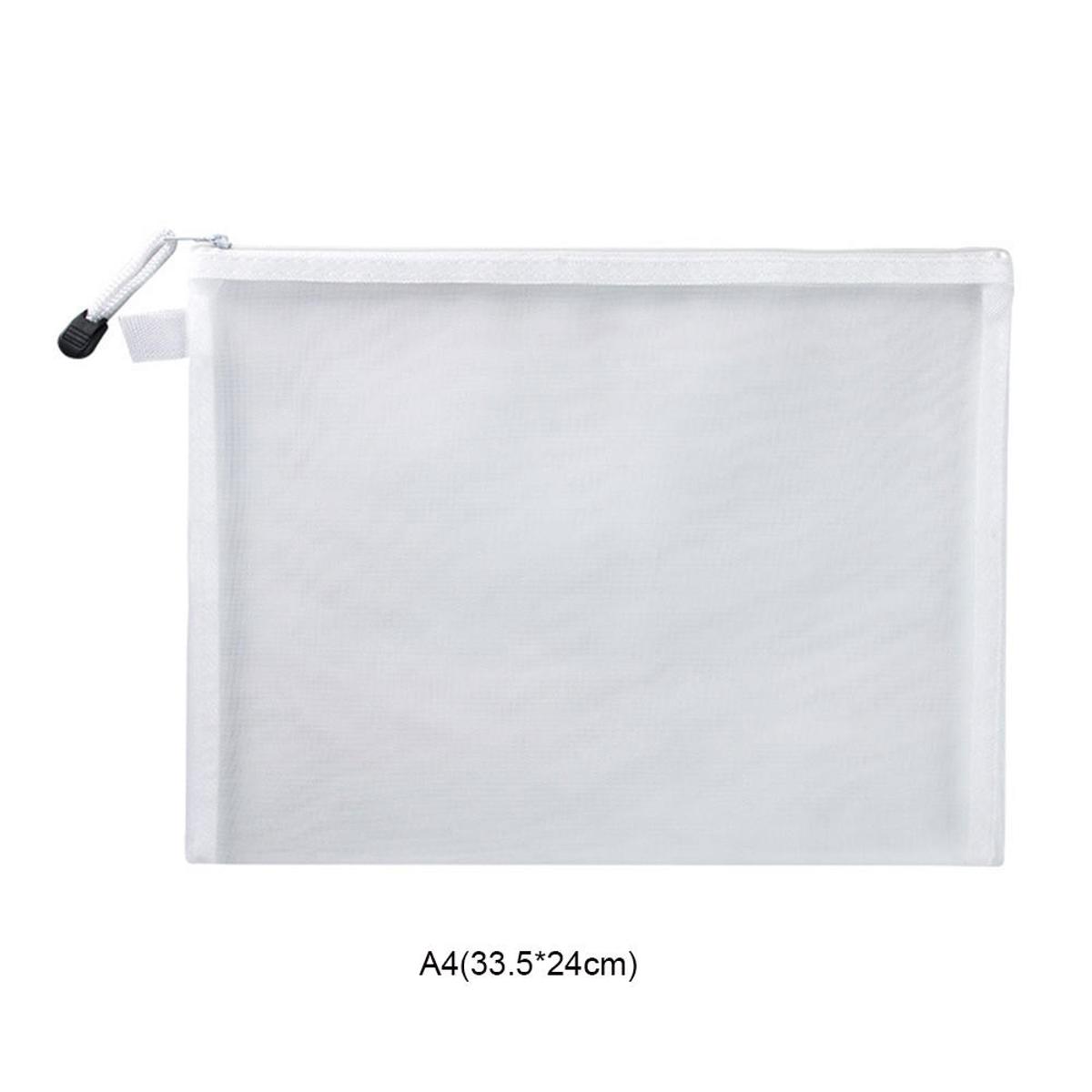 Puzzle Storage Bag Transparent Zipper Bag Office Student Pen Bag A5 Test Paper Information Bag A4 Transparent Zipper Bag