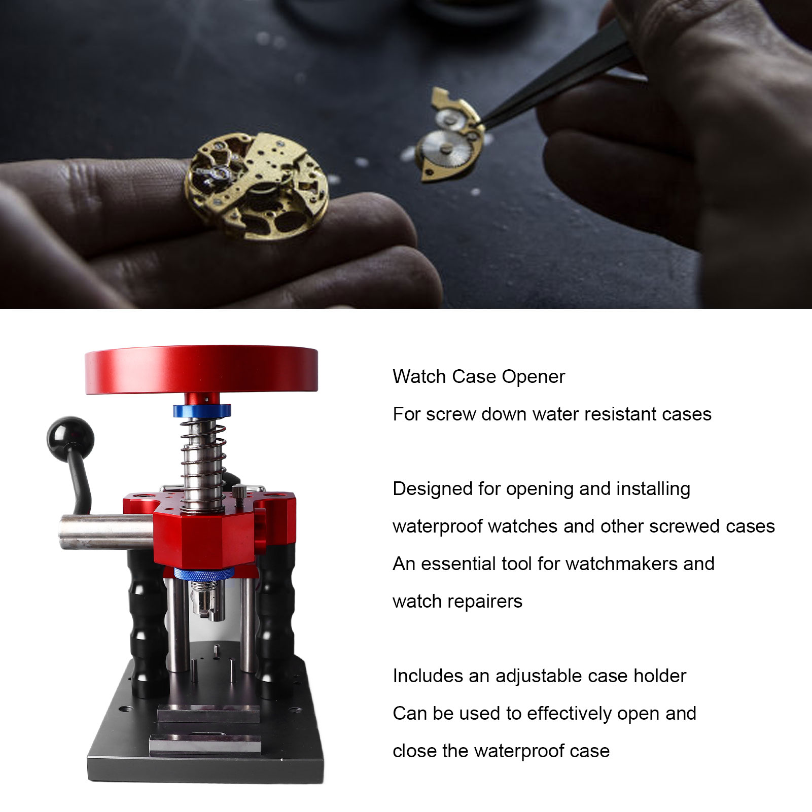 Watch Back Case Opener Closer Repair Tool Kit Multifunctional Watch Press Tool Set Watch Repair Tool for Watchmaker tools kit. 