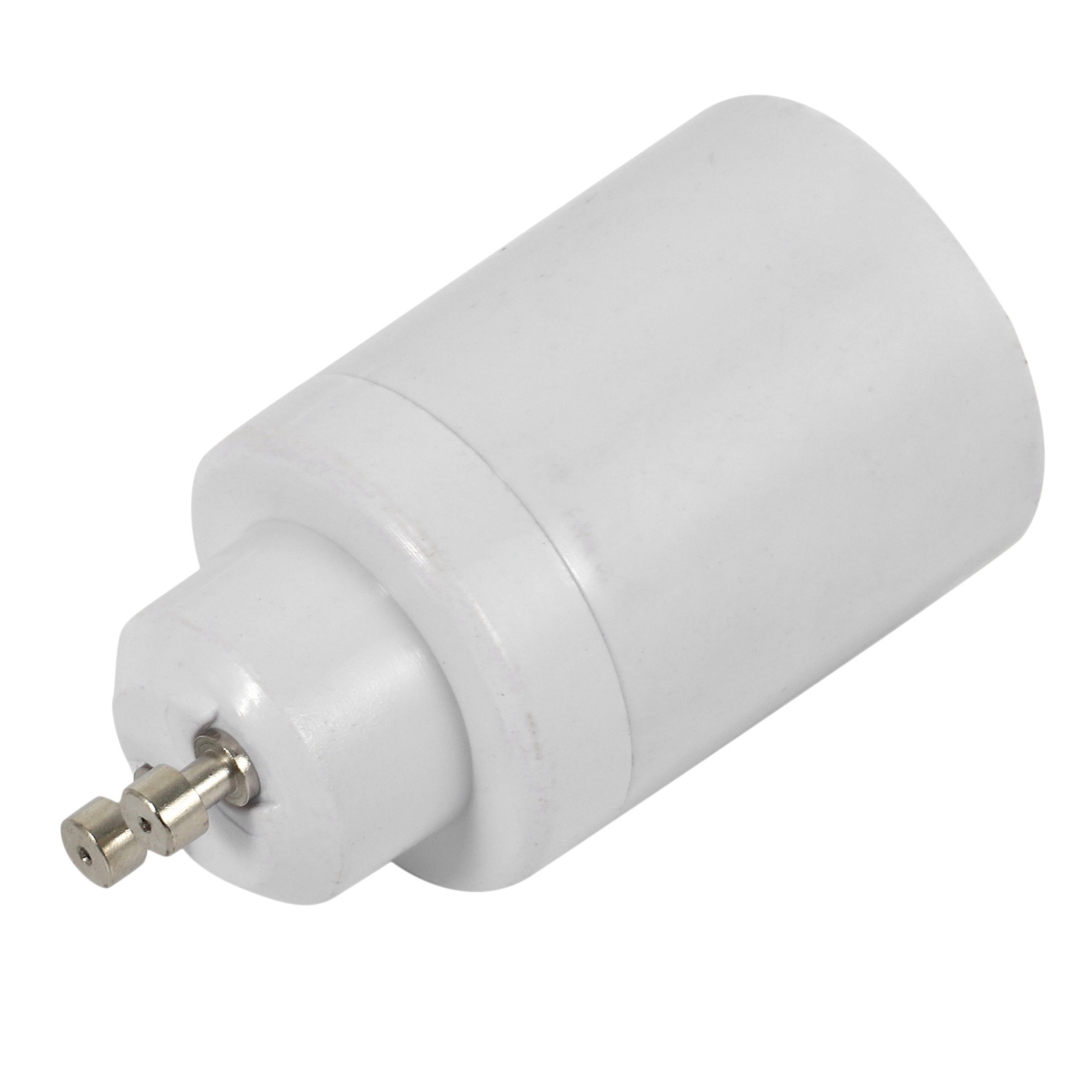 2X GU10 to E26/E27 Adapter GU10 Bayonet Base to E26/E27 Edison Screw Bulb Socket Adapter Converter. 