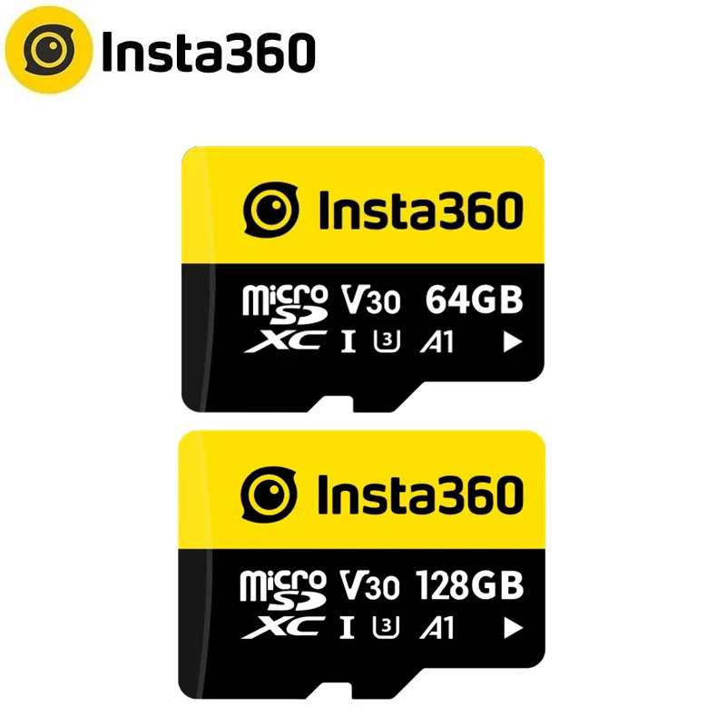 Insta360 SD Memory Card For Insta 360 X3 Ace Pro ONE X2 ONE RS/R X 3 64GB 128GB V30 A 1 High Speed Original Accessories