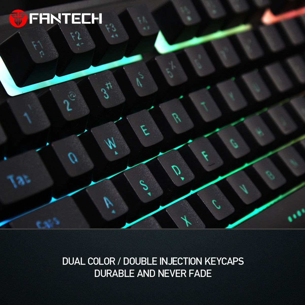 FANTECH K612 SOLDIER 104 Keys 19 Buttons Have No Conflicts Professional Gaming Keyboard For PC Laptop Game keyboard gamer Choice. 