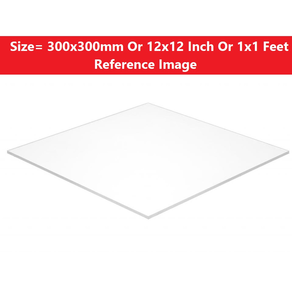 WHITE 2mm Acrylic Sheet 2mm White Plastic Sheet 2mm Thick Acrylic Sheets Cutting Size 300x300mm Or 12×12 Inch Or 1×1 Feet 12 Inch Acrylic Sheet White Perspex Acrylic Sheet 2mm White Acrylic Plexiglass. 