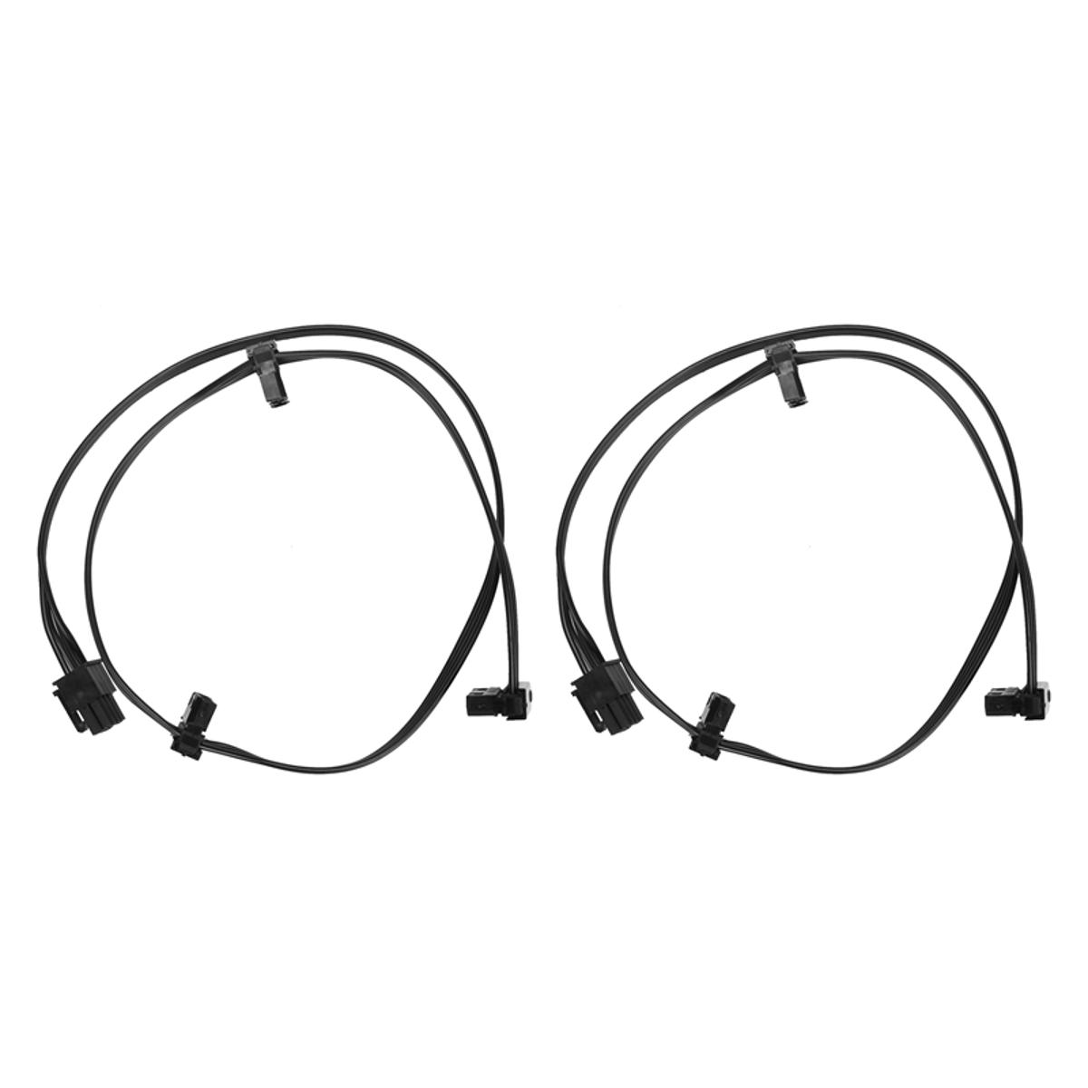 QUANBU 2 Pcs PCIe 6 Pin 1 to 3 Molex IDE Power Supply Cable Modular PSU 4 Pin Peripheral for Corsair AXi Series AX1500I AX1200I