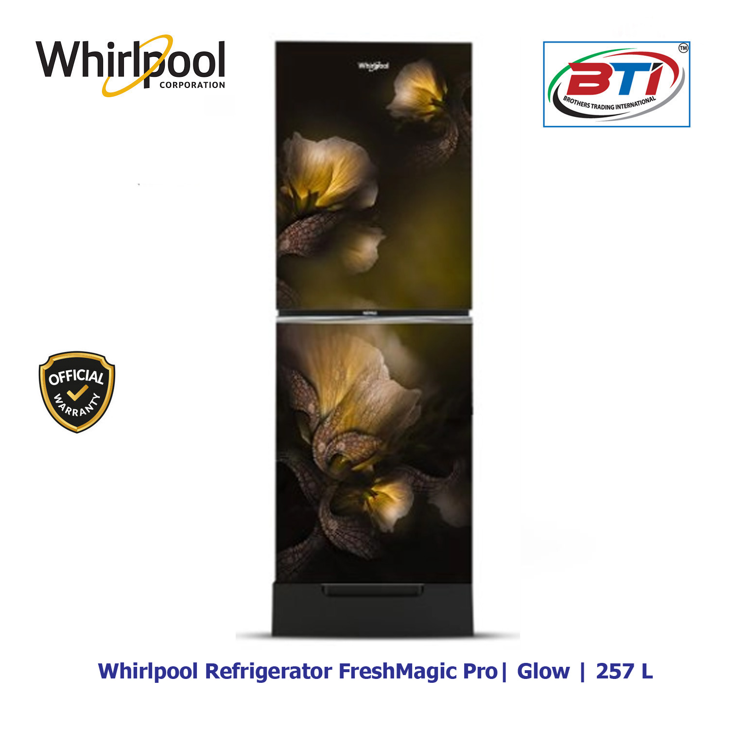 Whirlpool Refrigerator FreshMagic Pro| Glow | 257 L