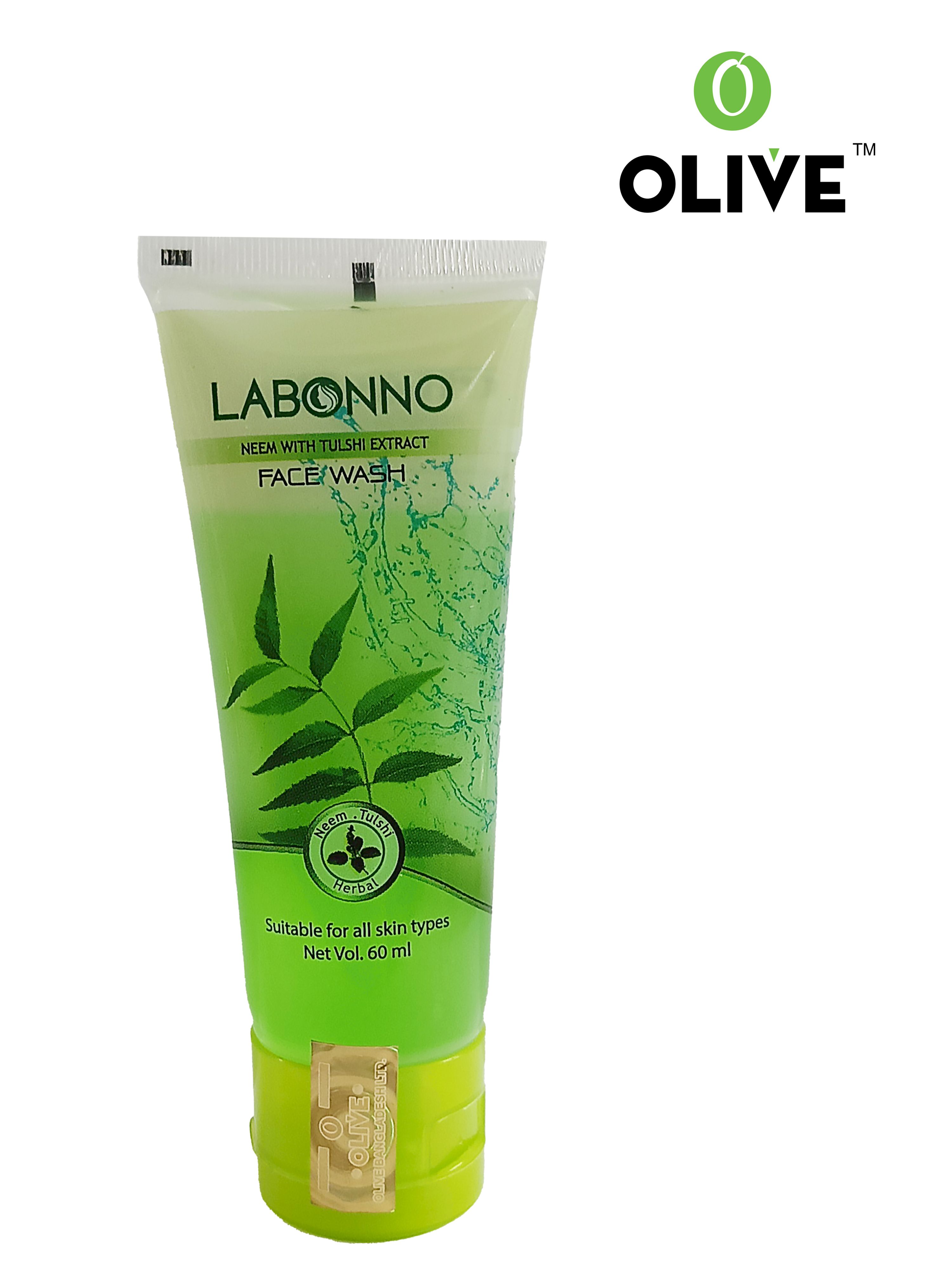 Labonno Neem Tulshi Face Wash - 60ml