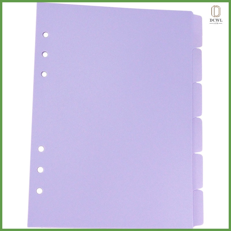 Separator Page Notepad Dividers Notebook Tab Label Binder 6 Pcs dachwanli. 