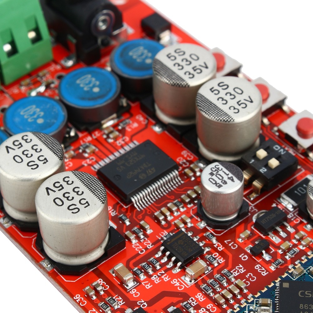 TDA7492P Bluetooth 4.0 Amplifier Board TDA7492 50W 50W Wireless Digital Audio Receiver Amplifier Module diy electronic Amplifier. 