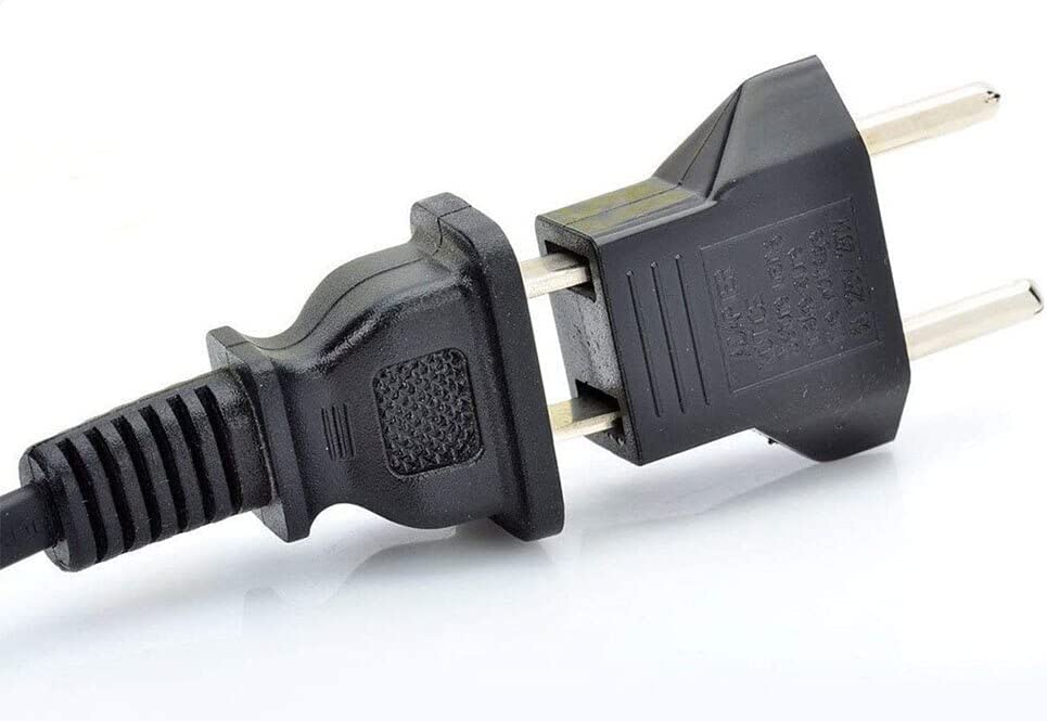 US to Flat Pin To Eu 2 Round Pin Plug socket Adapter USA to Euro wall Charger Outlet socket 1pcs. 