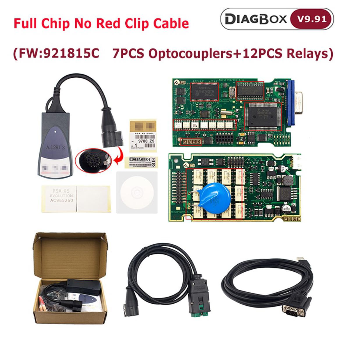 Diagbox V9.91 en Lexia3 Scanner Full C For Citroen/Peugeot Lite Lexia 3 PP2000 OBDII Auto Reader Free Diagbox 9.96/9.125
