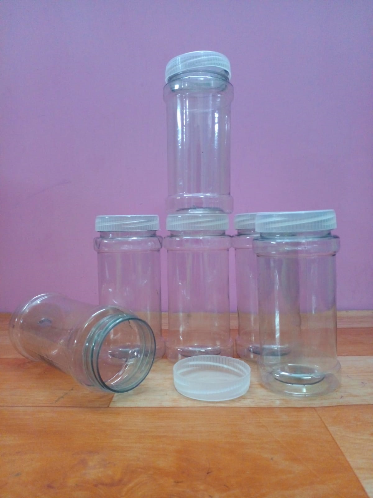 100GM Empty Jar Food Container Empty Plastic Jar Food Storage container 100% Food Gread Plastic Jar With Virgin Matariels Sample Combo Storage Box  36 Piece. 