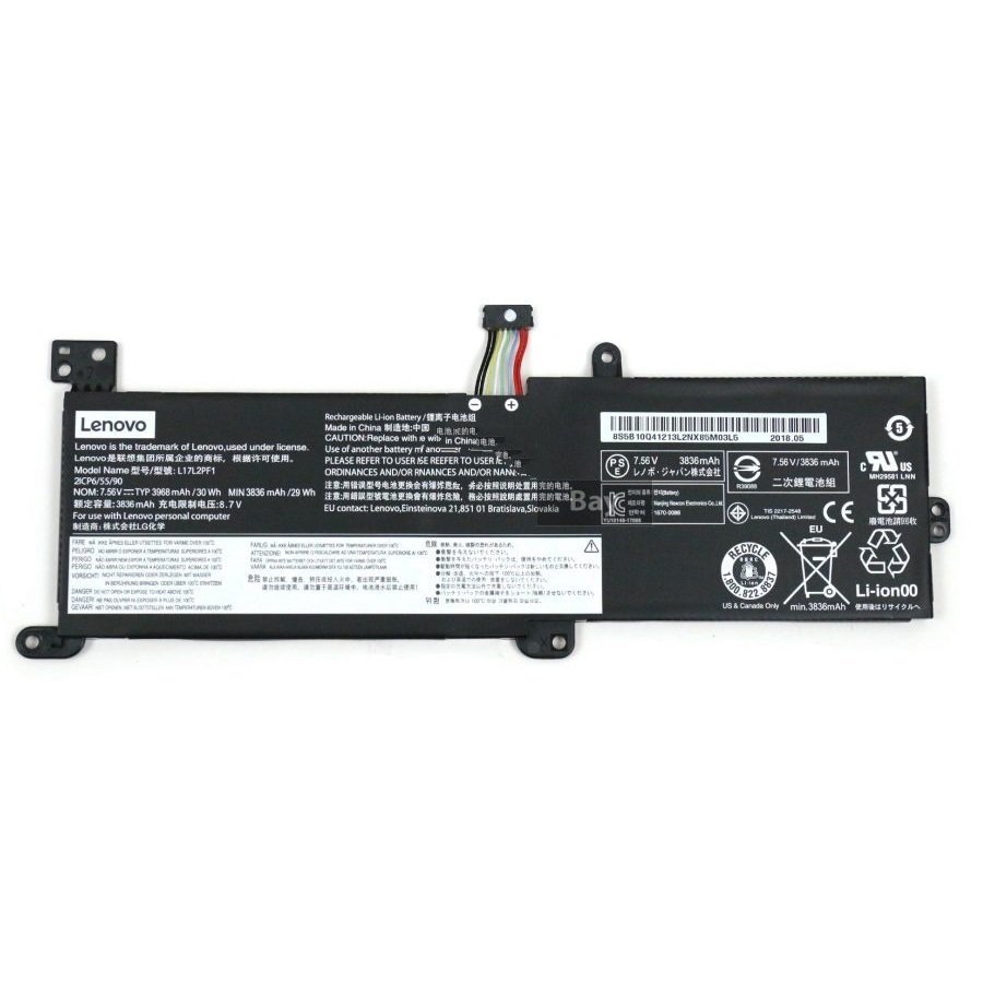 L17L2PF1 7.56V 30Wh Laptop Battery for Lenovo Ideapad 330-14IKB 330-15IKB Touch Series Notebook L17M2PB7 L16M2PB2 L16M2PB1