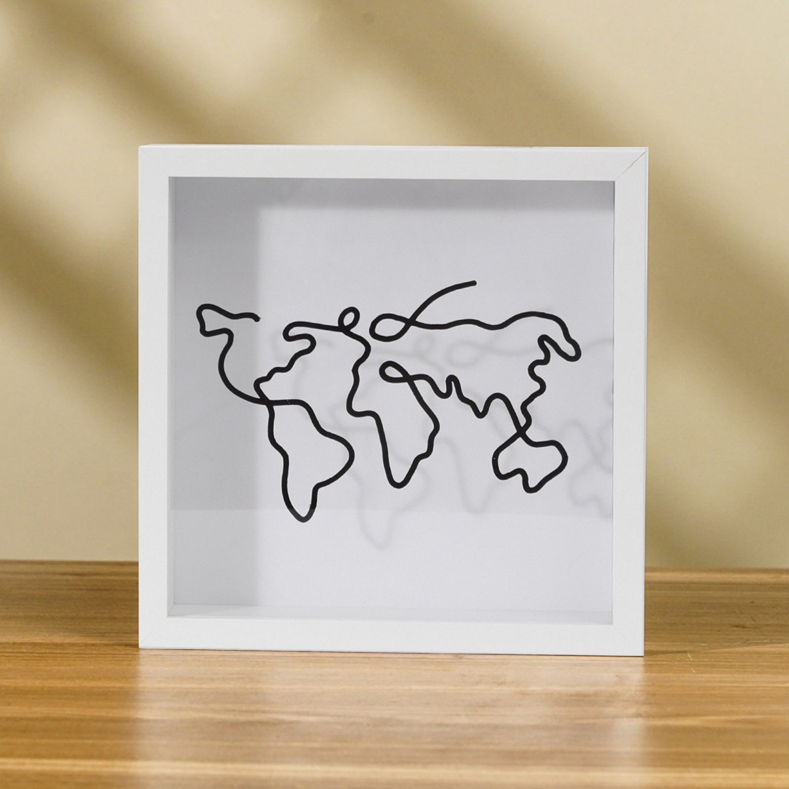 Adventure Keepsake Box Vintage Wooden Ticket Shadow Box for Travel Memories Keepsakes Perfect Desktop Decoration for Adventure Lovers in Asia Keepsake Memory Box. 