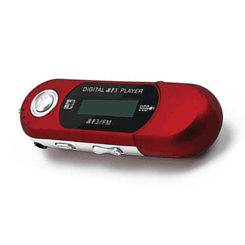 Mini MP3 Player USB 2.0 Small Flash Drive Multilanguage LCD Music Player with 3.5mm Audio Jack Automatic Shutdown Durable (A). 