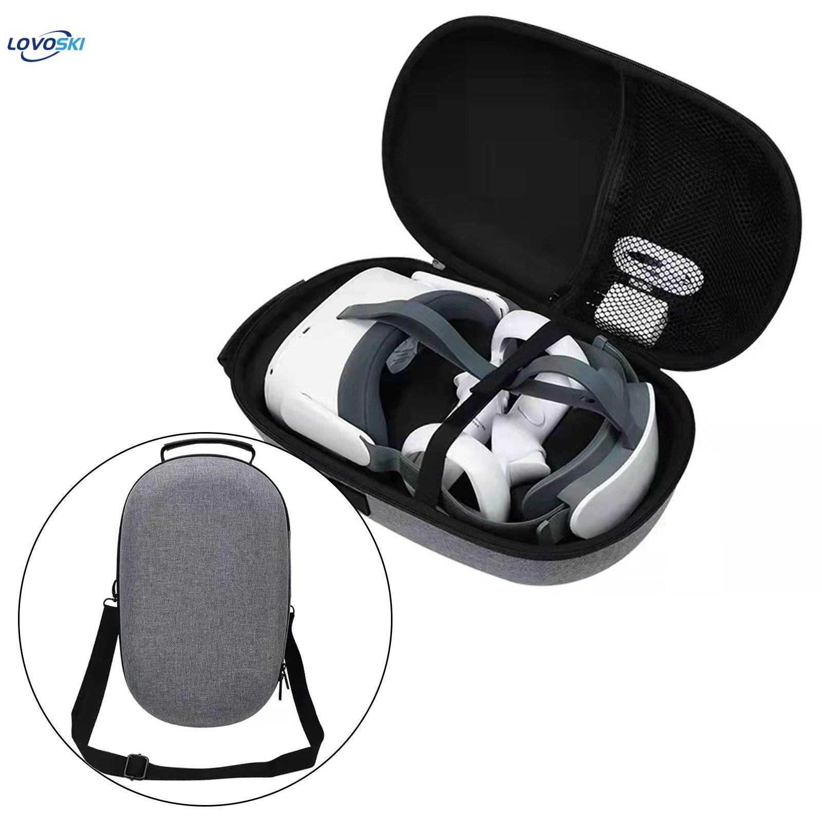 Travel Storage Carrying Case Bag for PICO NEO 3 Glasses Gray Lightweight. 