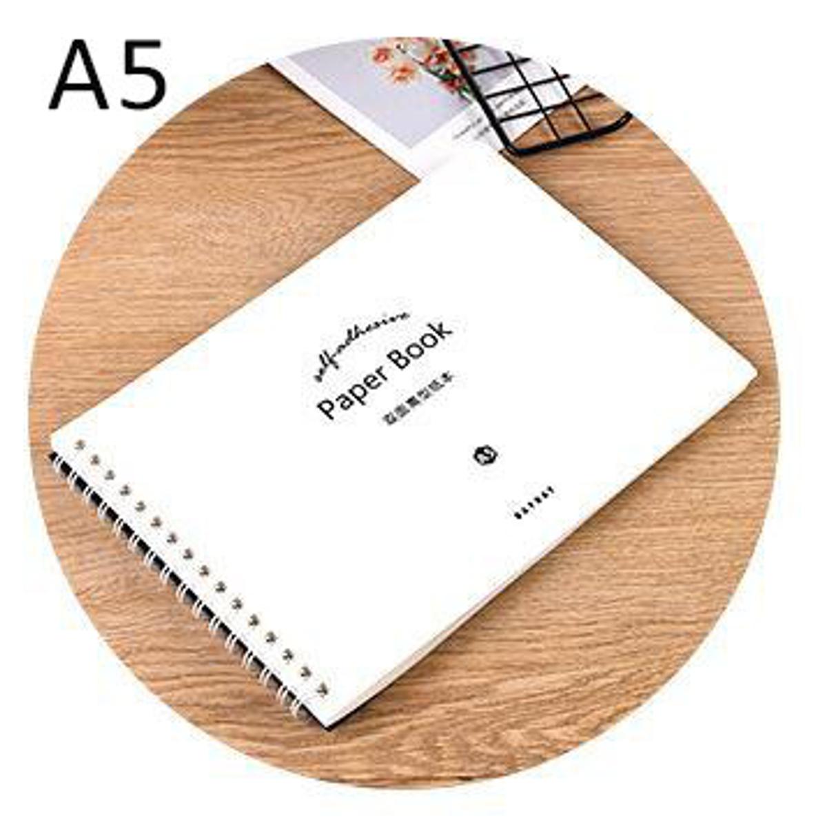 【happy one】Paper Book for Tape Sticker Collection Notebook A4 A5 Book