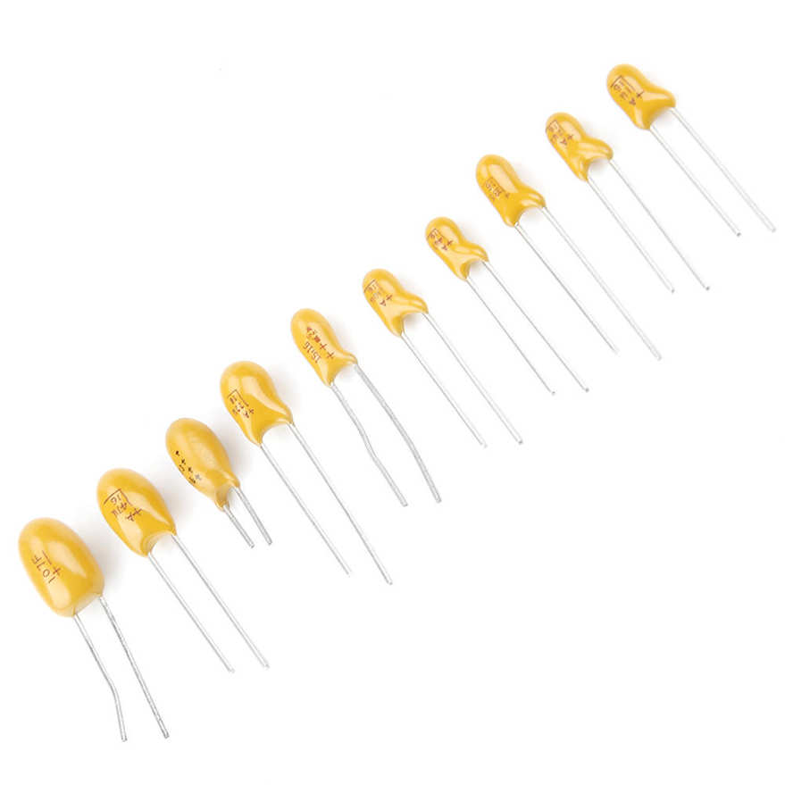 1 uf - 100 capacitor 10 value assortment kit portable tantalum for PC computer ICs. 