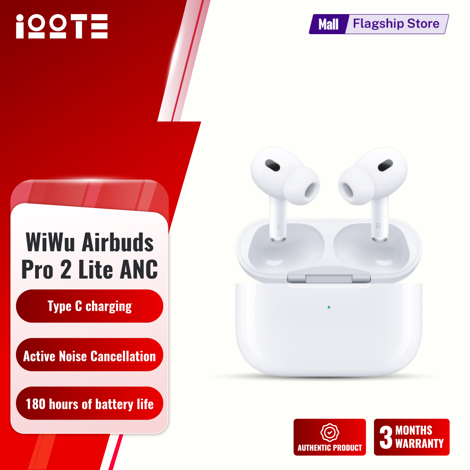WiWU Airbuds Pro 2 Lite ANC