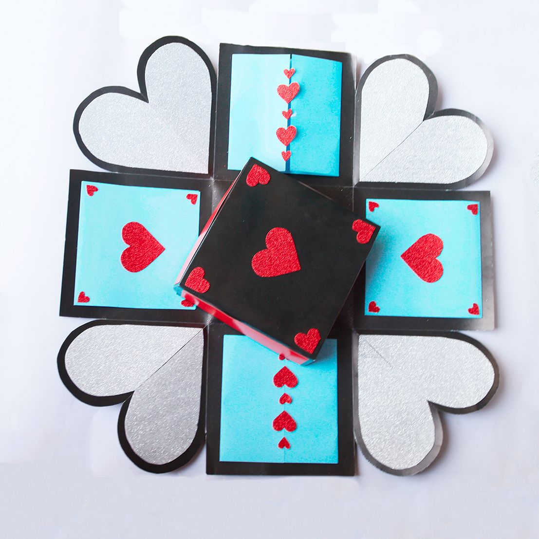 Explosion gift box For birthday ,anniversary, wedding proposal ...