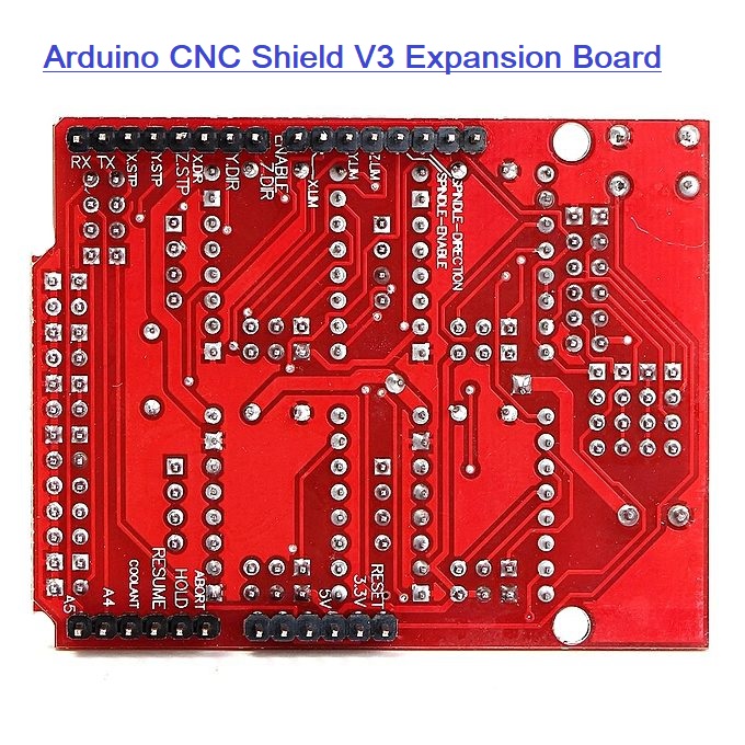Arduino Compatible CNC Shield V3 For DC Motor Driver Engraving Machine 3D Printer A4988 Driver Expansion Board. 