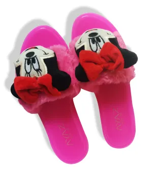 hot pink flat sandals
