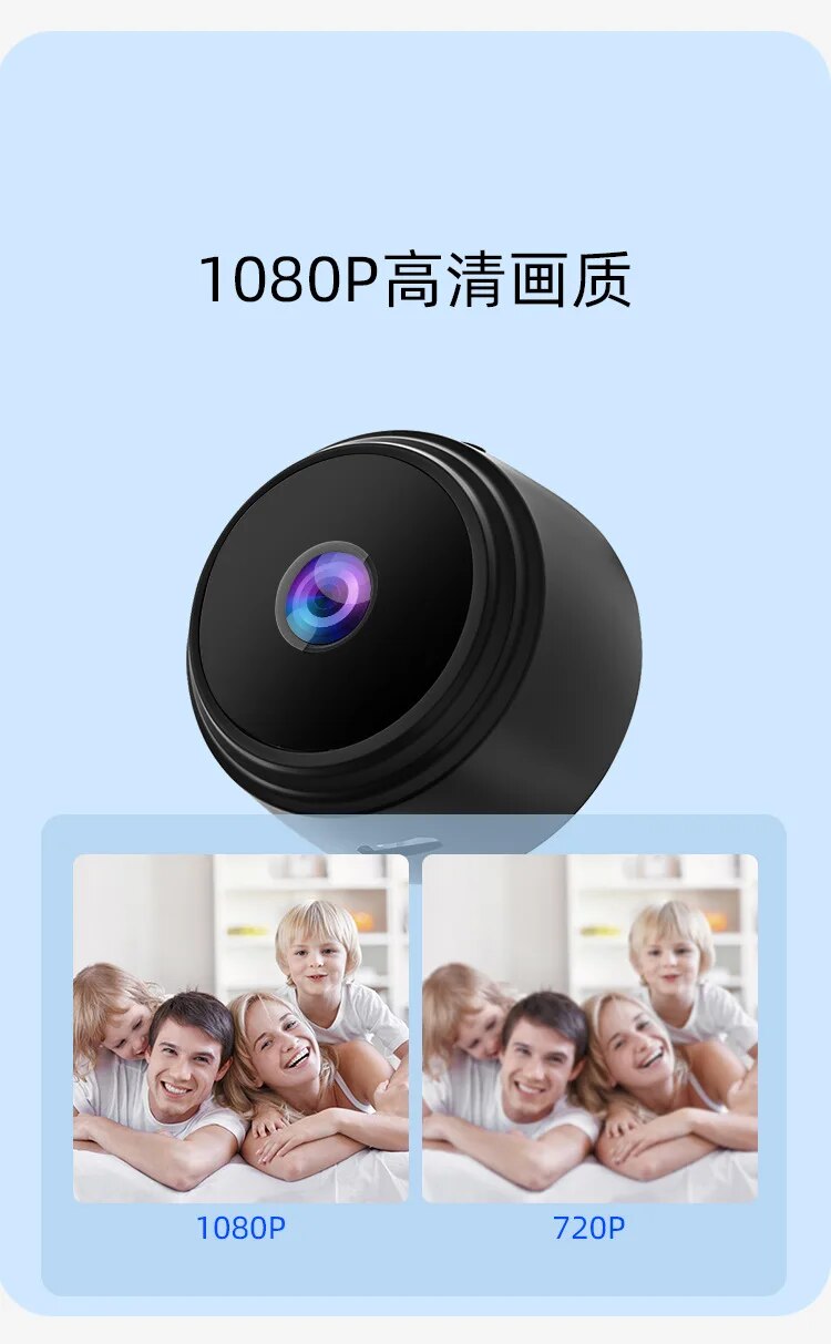 badgeA9 Mini Camera 1080P ip camera HD Version Micro Wireless Camera Motion Detection Security camera wifi Camera. 