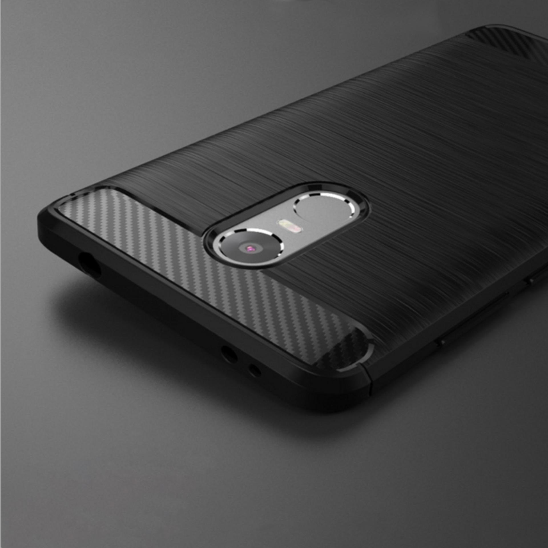 Back Cover For Xiaomi Redmi Note 4X / Note 4 Soft Silicone TPU Phone Case Carbon Fiber Decorated Brushed Shell Anti-knock Full Protection Phone Casing. 