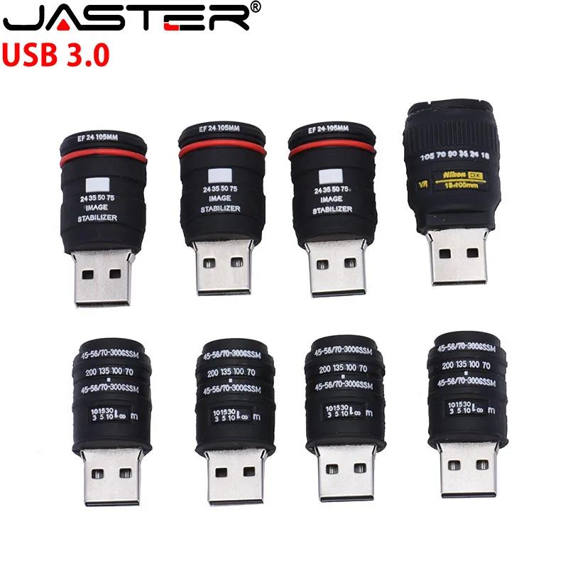 JASTER USB Flash drive Camera Shape Memory Stick thumb photography gifts Pen drive 64GB 32GB 16GB Photograph Pendrive U disk. 