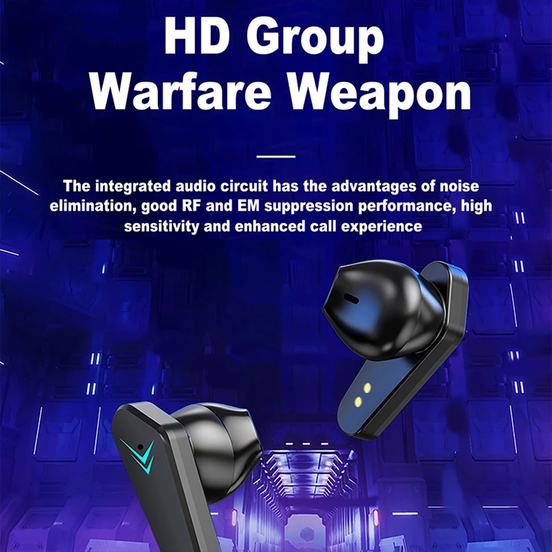HLstar® NEW Air buds X15 TWS Wireless Earphone 5.3 bluetooth Headphone 65ms Low Latency Earbud Esport Gaming Headset Gamer With Microphone For Mobile. 