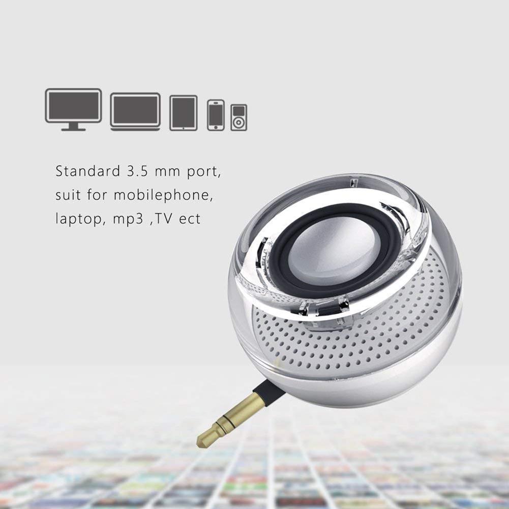 Mini Smartphone 3.5mm Aux Speaker Leadsound F10 Portable Stereo 3.5 Plug speaker for ios android windows cellphone PC TC devices. 