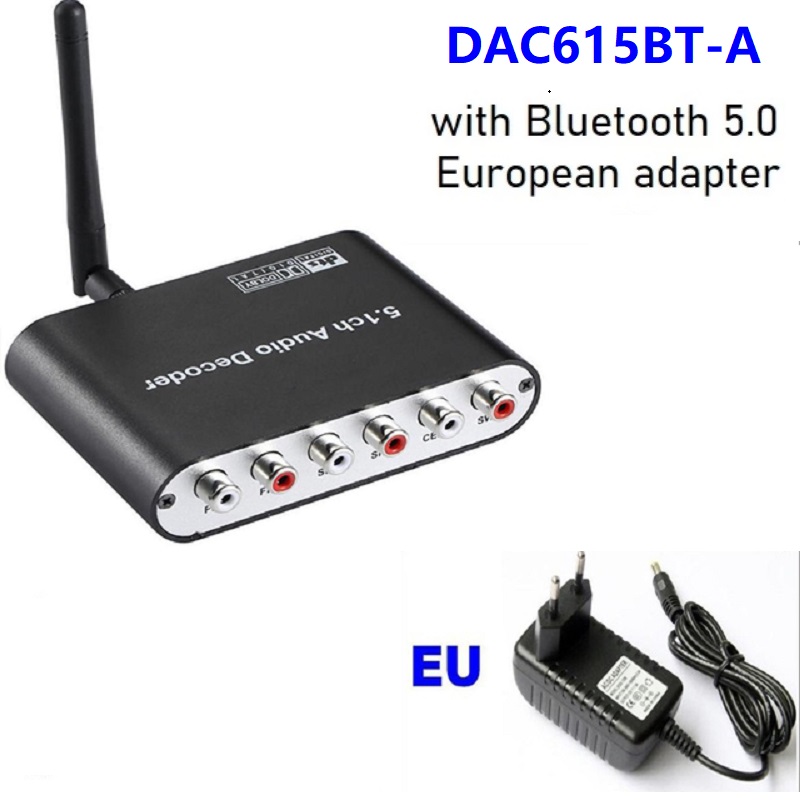 Digital 5.1 EU Audio Decoder Dolby DTS/AC3 Audio Converter Gear LPCM To 5.1 Analog Sound Audio Adapter Amplifier Converter. 