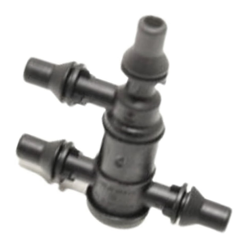 1 Piece Thermostat Low-Temperature Shutoff Valve 4-Way Throttle Tube A0005061000 Black for - E-Class W213 C W205 GLC W253. 