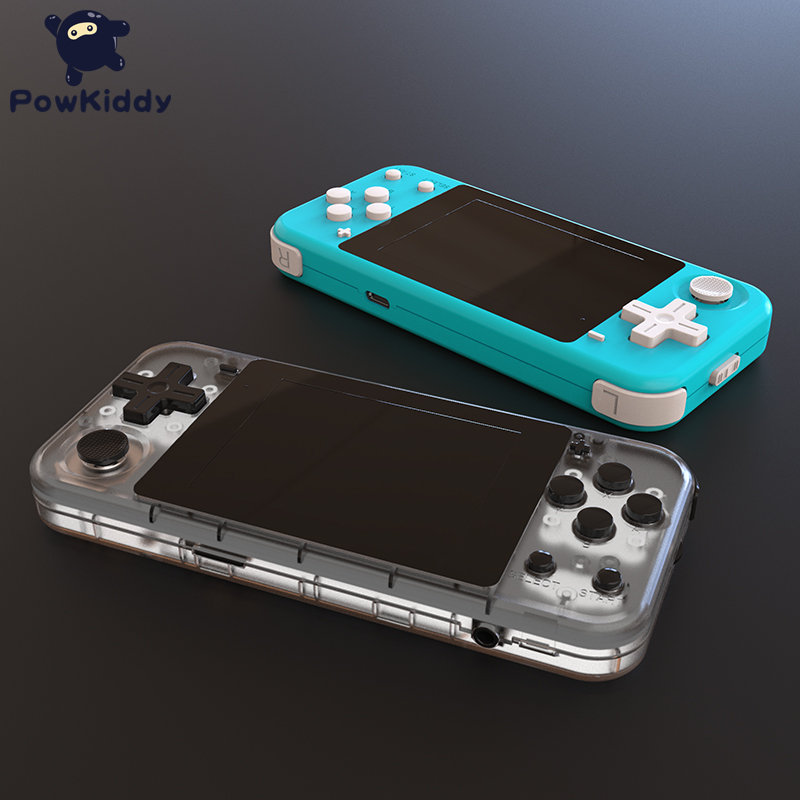 POWKIDDY Q90 Open Source Handheld Retro Game Console 3 HD IPS Screen 16 64GB 15000 Games PS1 Game Children's Gifts. 
