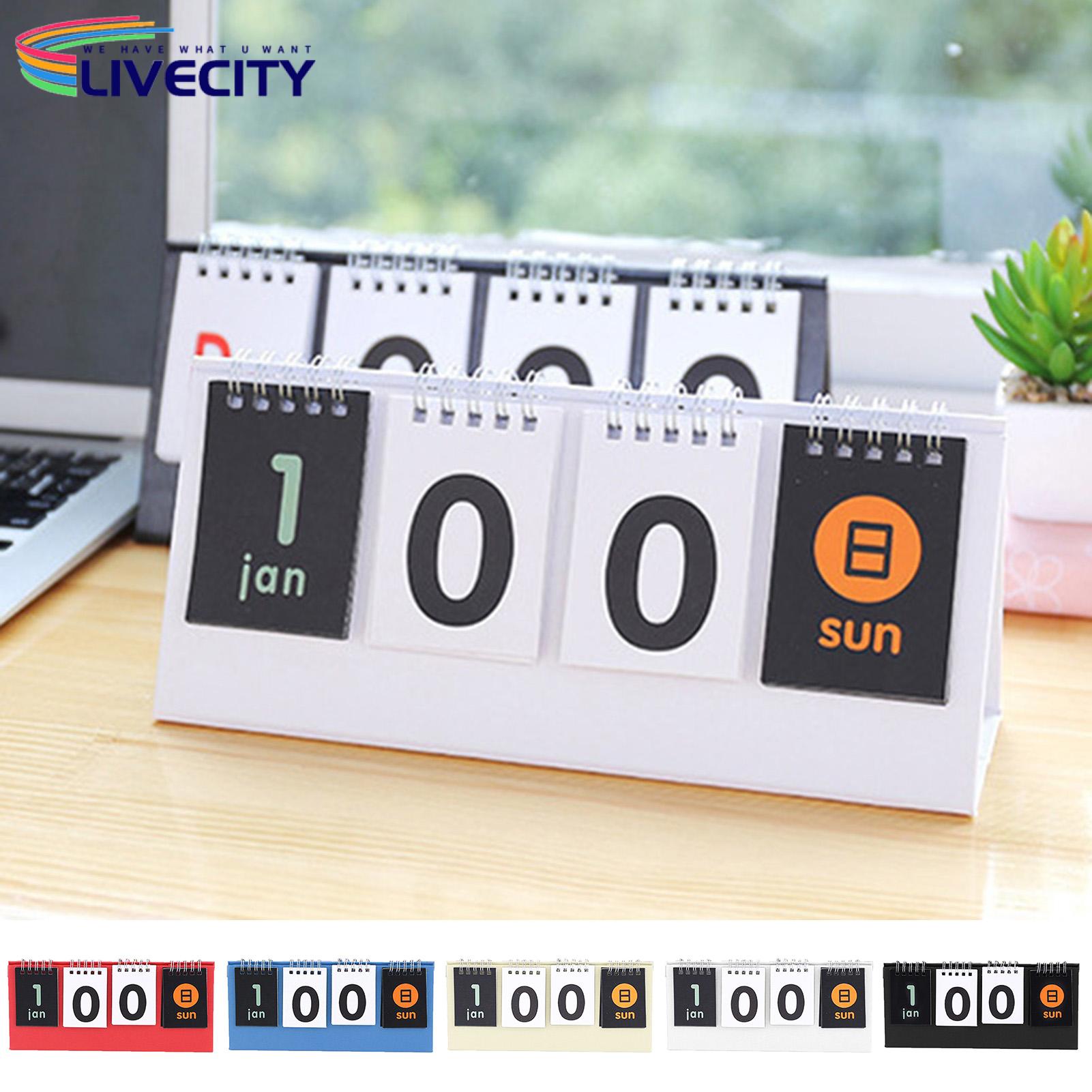 Mini Countdown Calendar Clear Printing Students Planner Design Countdown Calendar Table Ornament. 