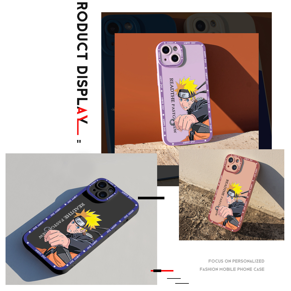 DEL for Vivo S1 Pro Back CoverUzumaki Naruto Phone Case Soft Rubber Camera Protection Design Mobile Cover. 