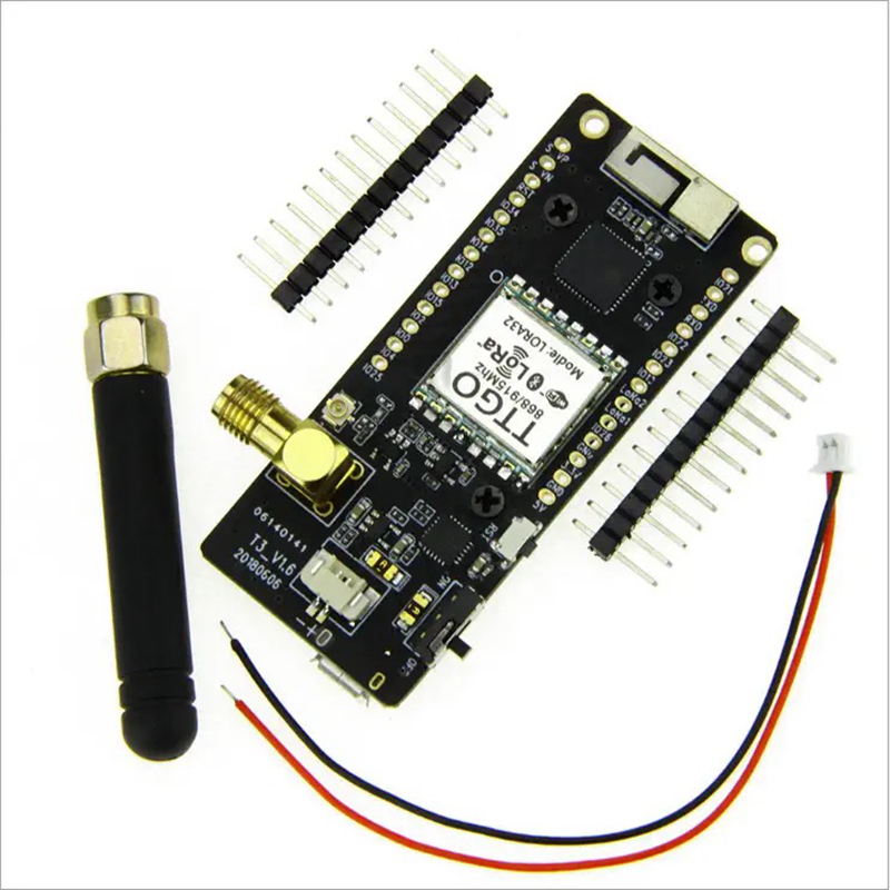 LILYGO® TTGO LoRa32 V2.1_1.6 Version 433/868/915Mhz ESP32 LoRa OLED 0.96 Inch SD Card Bluetooth WIFI Wireless Module ESP-32 SMA. 