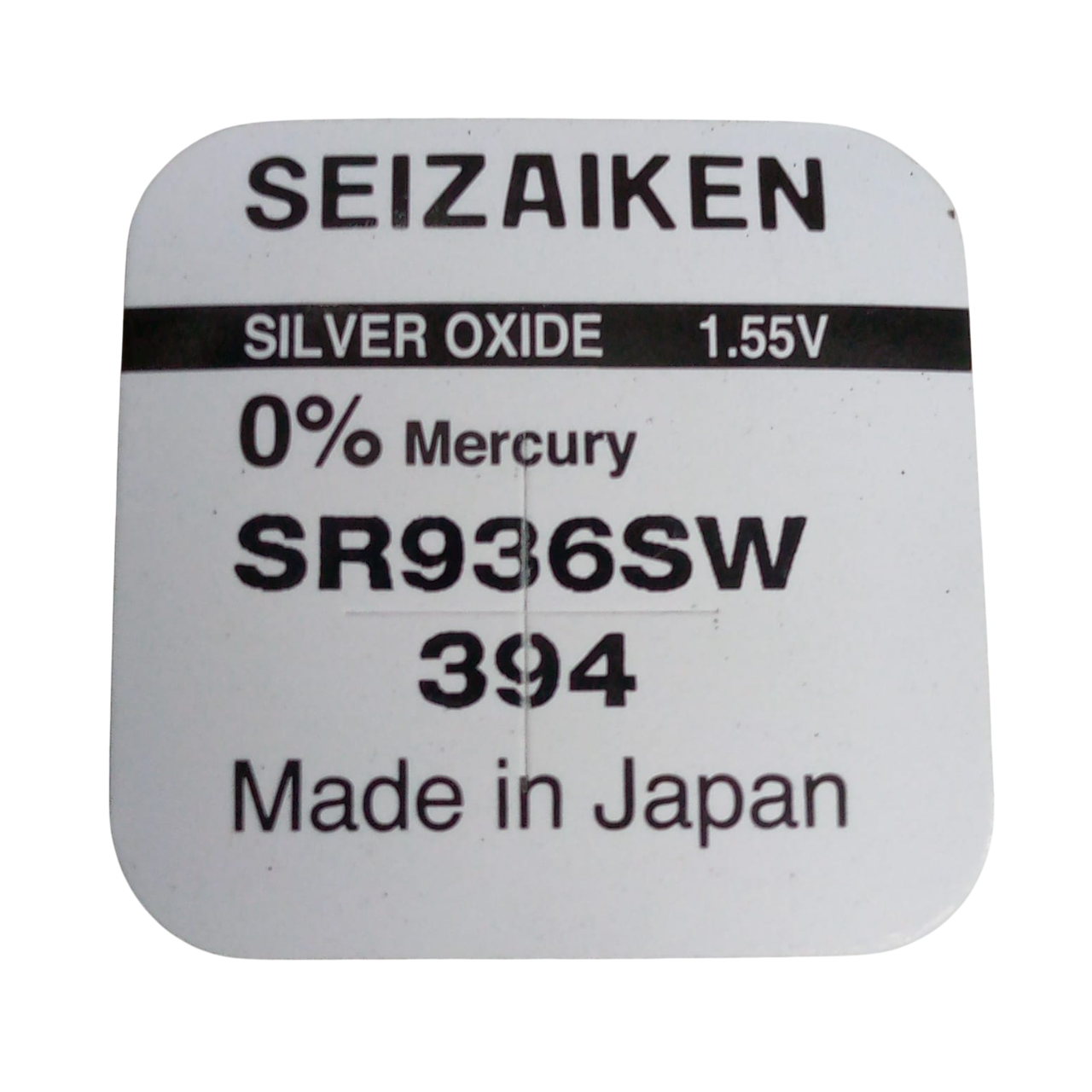 Button Coin Cell Battery 394 SR936SW SR936 1.55 1.55v Silver Oxide Watch Battery 12.5mAh 1.5 Volt Watch Batteries - Minimalistic Sophistication
