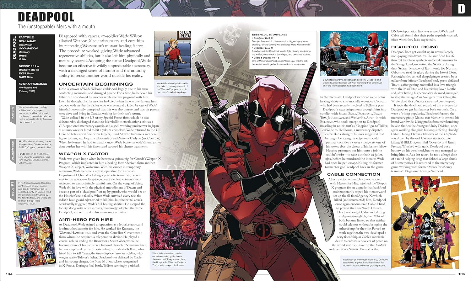 Marvel Encyclopedia New Edition by Stephen Wiacek. 