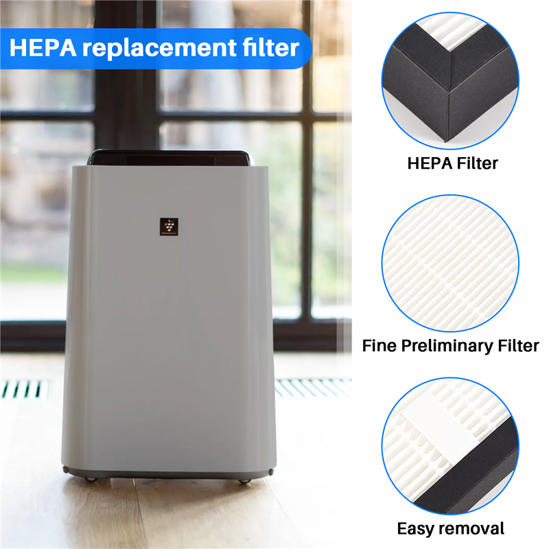 1Pcs HEPA Filter Replacement for Sharp FZ-F30HFE Air Purifier Accessory Durable 310X280mm. 