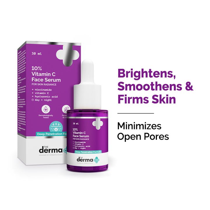 The Derma Co 10% Vitamin C Face Serum with Vitamin C-30 ml( packgaing may vary). 