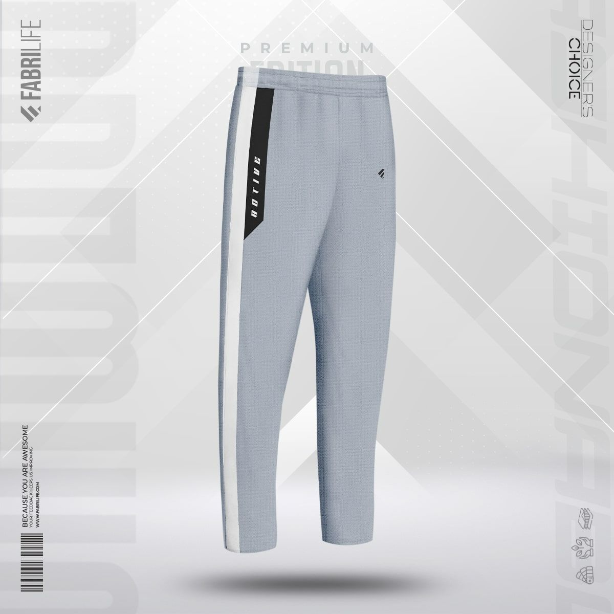 Fabrilife Mens Premium Sports Edition Trouser- Active