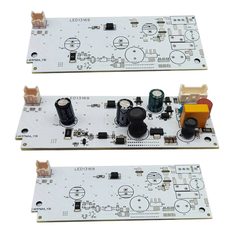 3pcs Refrigerator LED Light Driver Board Kit W10515058+W10515057 for Refrigerator LED Light Plate Easy to Use