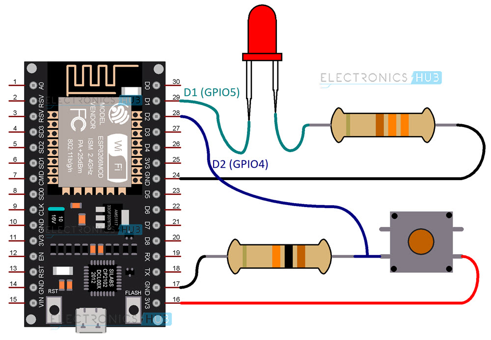 ESP8266 NODE MCU LoLin WIFI Module. 