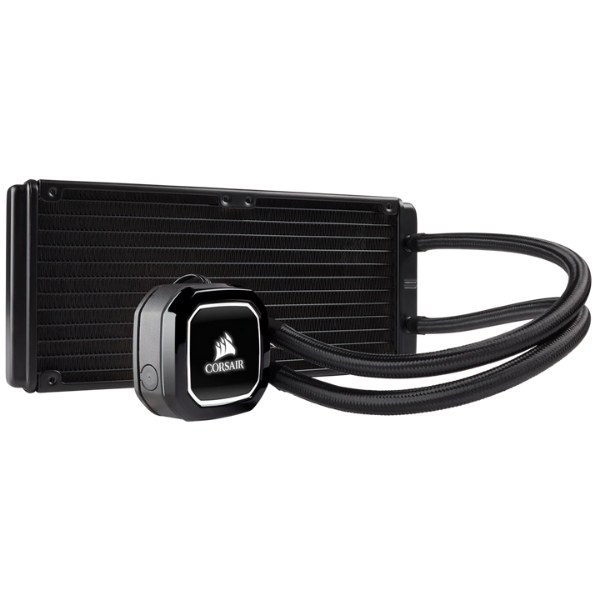 Corsair Hydro Series H100X Dual Fan Liquid CPU Cooler. 